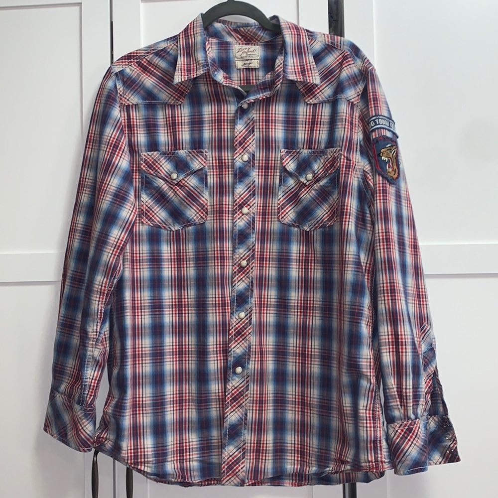 Lucky Brand Button Up Shirt Size Large